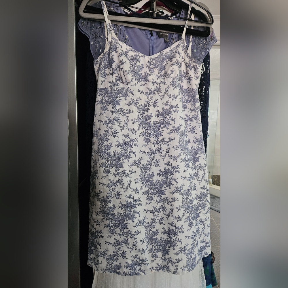 GAP Blue and White Floral Dress